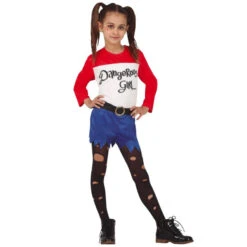 Costume De Dangerous Girl Pour Enfant