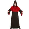 Costume De Faucheur Rouge Et Noir Pour Adulte