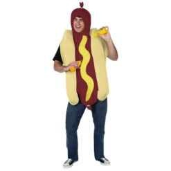 Costume De Hot Dog Saucisse -Boutique De Carnaval D'Halloween Costume de hot dog saucisse 23360