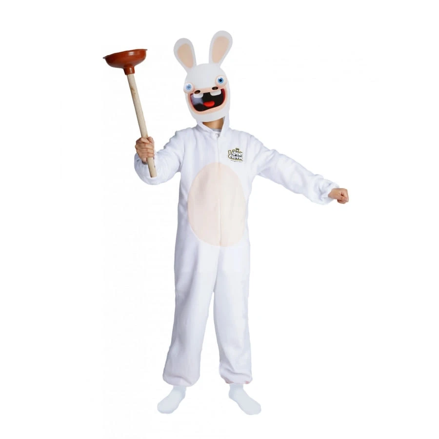 Costume De Lapin Crétins Pour Enfant Avec Masque 3 Costume De Lapin Crétins Pour Enfant Avec Masque