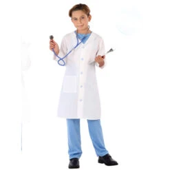 Boutique De Carnaval D'Halloween -Boutique De Carnaval D'Halloween Costume de medecin pour enfant 64103