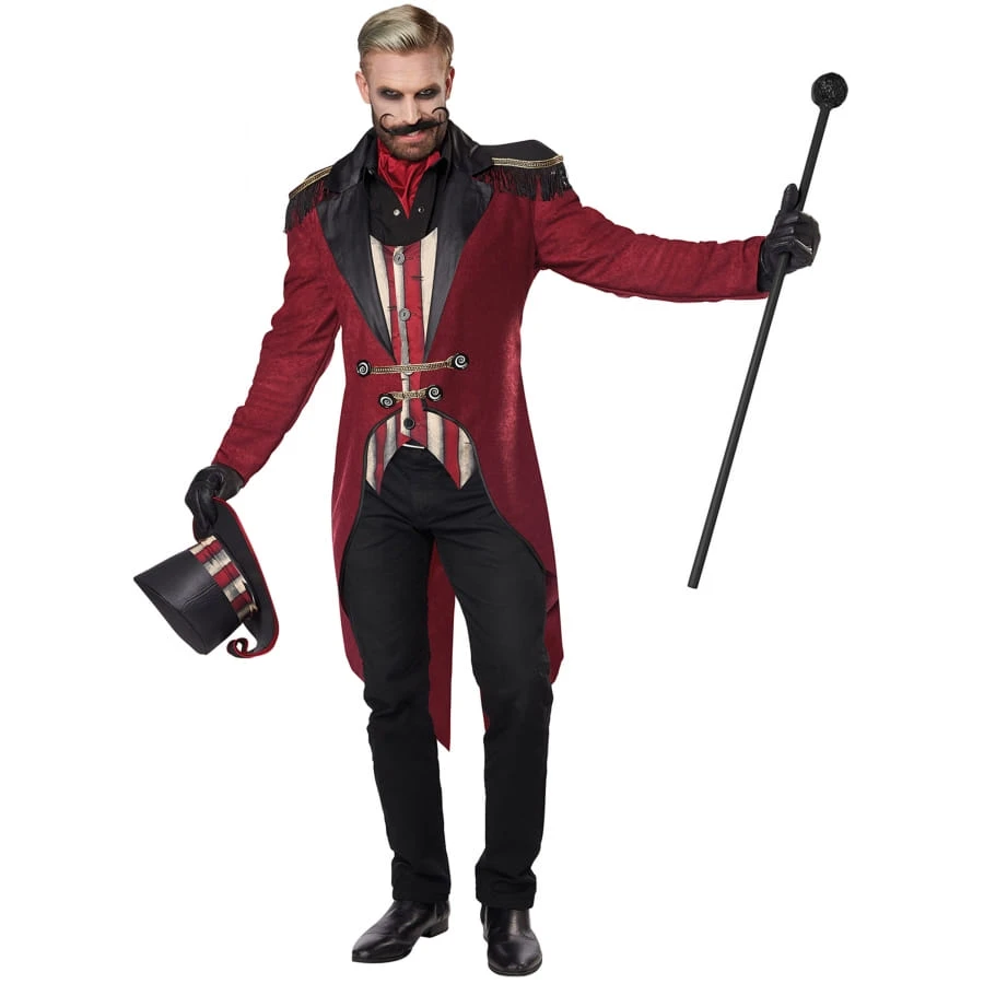 Costume De Monsieur Loyal Sinistre Pour Adulte 4 Costume De Monsieur Loyal Sinistre Pour Adulte – Image 2