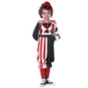 Costume De Petit Clown Rouge Et Noir -Boutique De Carnaval D'Halloween Costume de petit clown rouge et noir