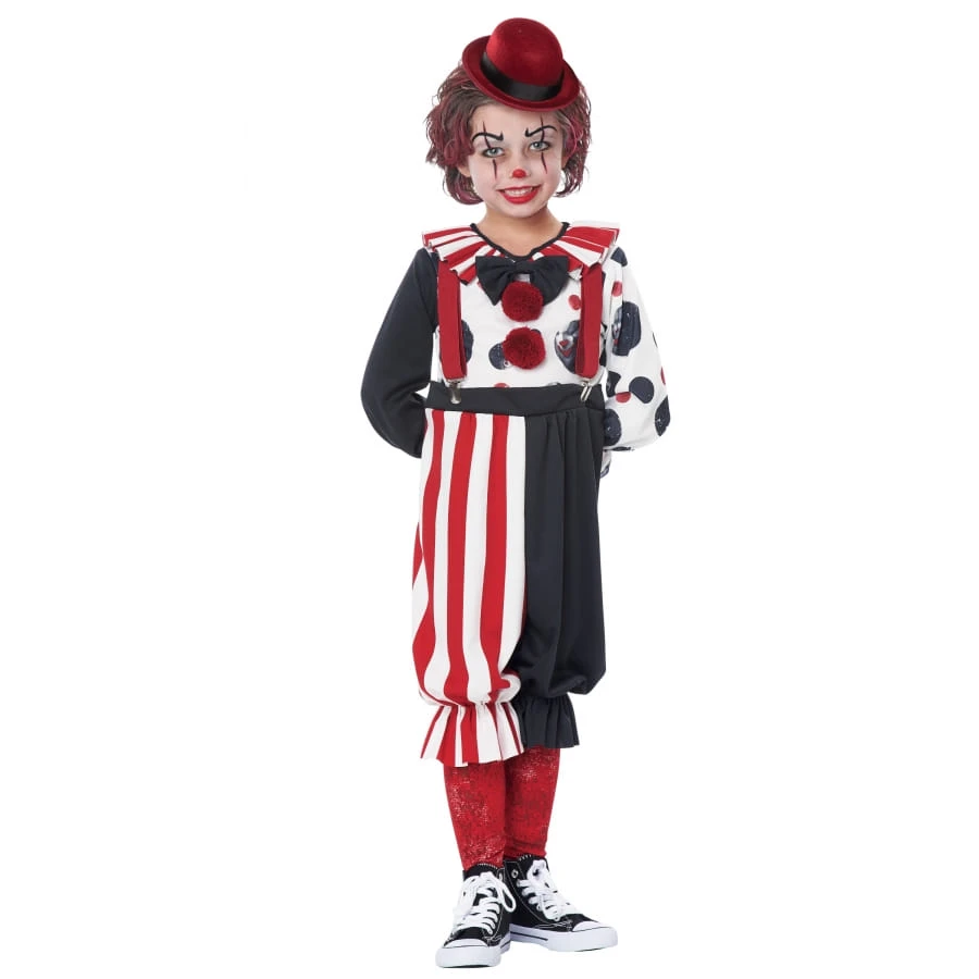 Costume De Petit Clown Rouge Et Noir 3 Costume De Petit Clown Rouge Et Noir