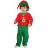 Costume De Petit Lutin De Noël Pour Tout Petit 1 Costume De Petit Lutin De Noël Pour Tout Petit -Boutique De Carnaval D'Halloween Costume de petit lutin de noel pour tout petit