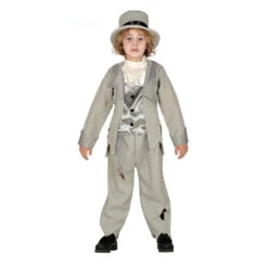 Costume De Petit Marié Fantôme Gris
