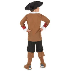 Costume De Petit Pirate Motifs Floraux Dorés 10 Costume De Petit Pirate Motifs Floraux Dorés -Boutique De Carnaval D'Halloween Costume de petit pirate motifs floraux dores 27002