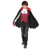 Costume De Petit Vampire Avec Cape Mi-longue
