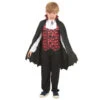 Costume De Petit Vampire Imprimé Têtes De Mort