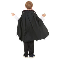 Costume De Petit Vampire Imprimé Têtes De Mort -Boutique De Carnaval D'Halloween Costume de petit vampire imprime tetes de mort 24414