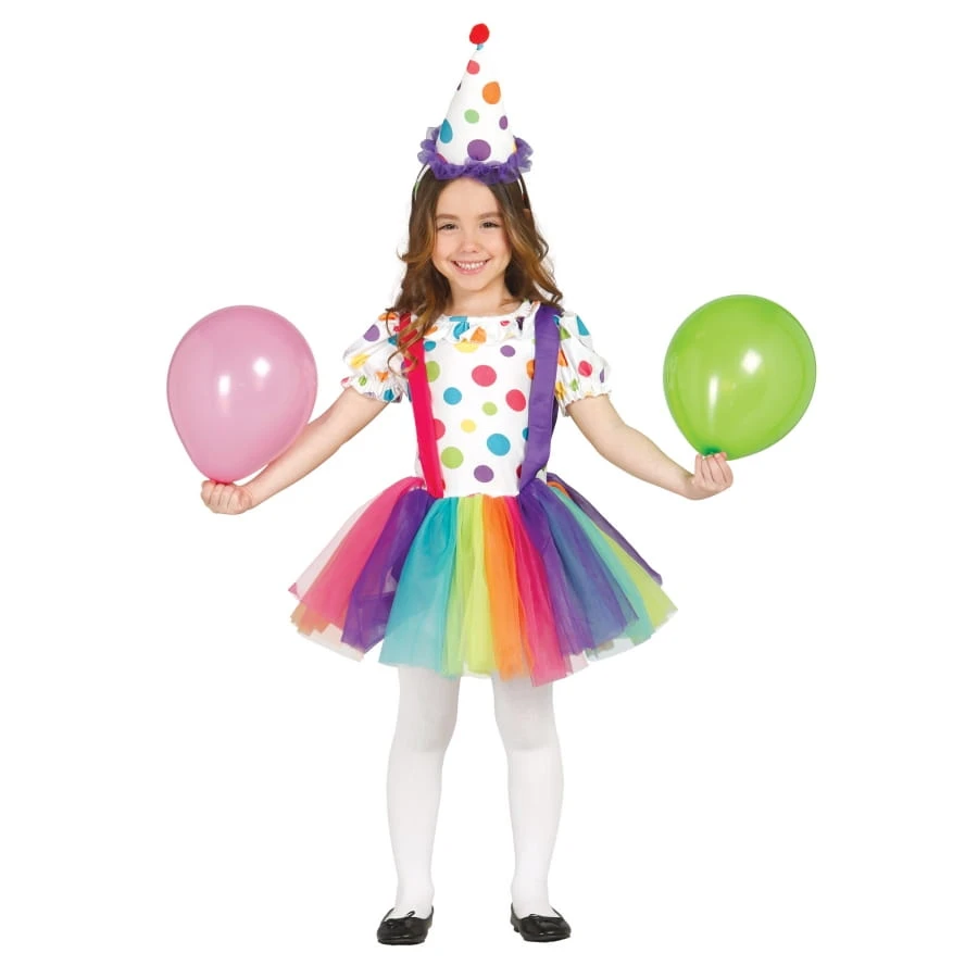 Costume De Petite Clown Avec Tutu 3 Costume De Petite Clown Avec Tutu