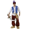 Costume De Prince Arabe Avec Pantalon Et Gilet -Boutique De Carnaval D'Halloween Costume de prince arabe avec pantalon et gilet