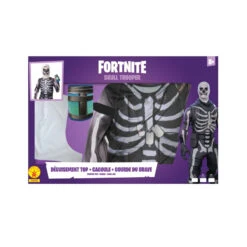 Costume De Skull Trooper Pour Ado, En Coffret 9 Costume De Skull Trooper Pour Ado, En Coffret -Boutique De Carnaval D'Halloween Costume de skull trooper pour ado en coffret 64711