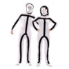 Costume De Stickman Pour Adulte Avec Masque -Boutique De Carnaval D'Halloween Costume de stickman pour adulte avec masque