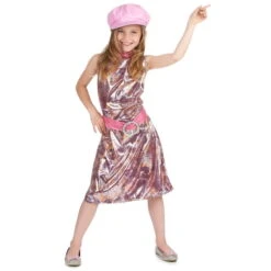 Costume Disco Reptile Multicolore Pour Fillette -Boutique De Carnaval D'Halloween Costume disco reptile multicolore pour fillette 14798