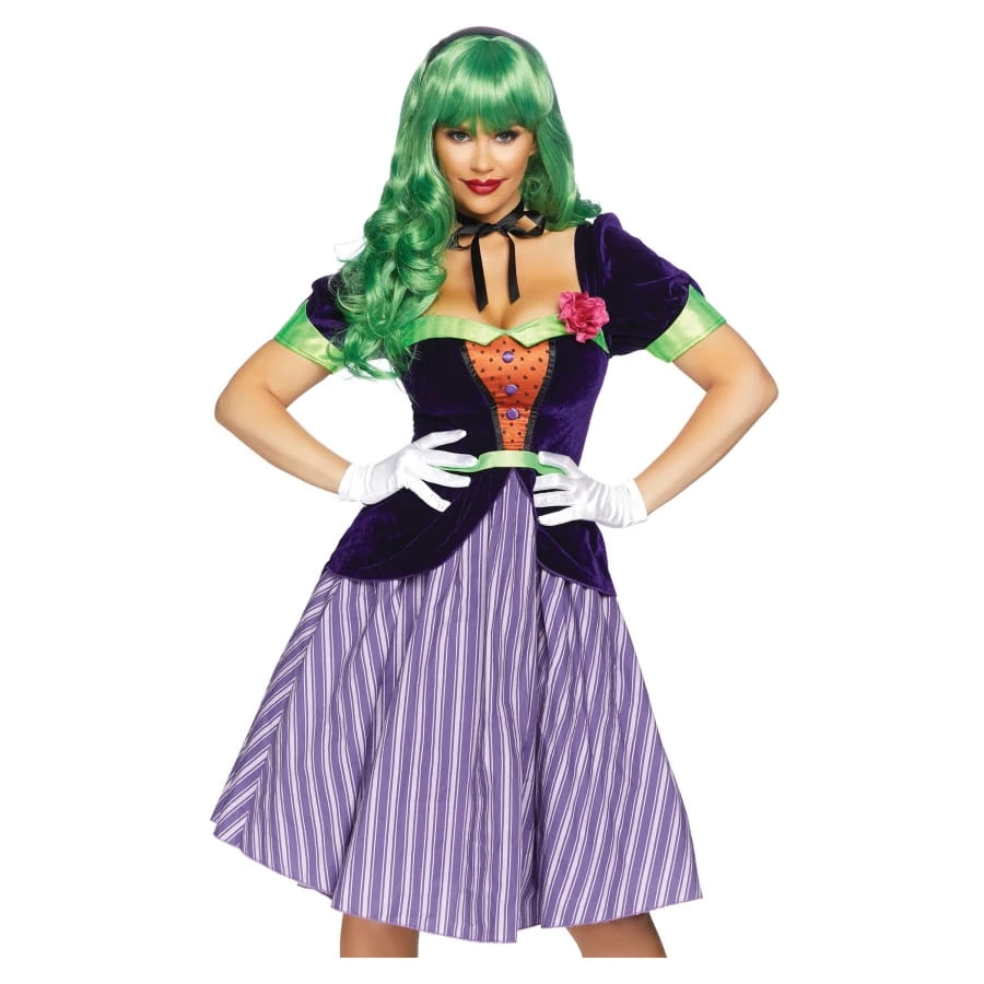 Costume Du Joker Violet Pour Femme, Luxe 3 Costume Du Joker Violet Pour Femme, Luxe