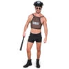 Costume En Maille De Policier Hot 2 Costume En Maille De Policier Hot -Boutique De Carnaval D'Halloween Costume en maille de policier hot