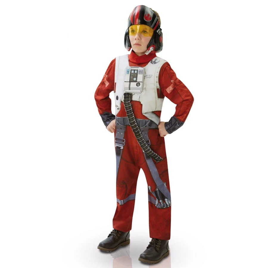 Costume Enfant De Poe X-Wing Fighter, Luxe 3 Costume Enfant De Poe X-Wing Fighter, Luxe