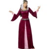 Costume Marion Médiéval Pourpre -Boutique De Carnaval D'Halloween Costume marion medieval pourpre
