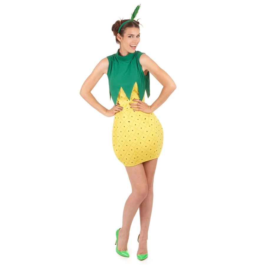 Costume Robe Ananas Courte 4 Costume Robe Ananas Courte – Image 2