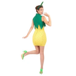 Costume Robe Ananas Courte -Boutique De Carnaval D'Halloween Costume robe ananas courte 35521