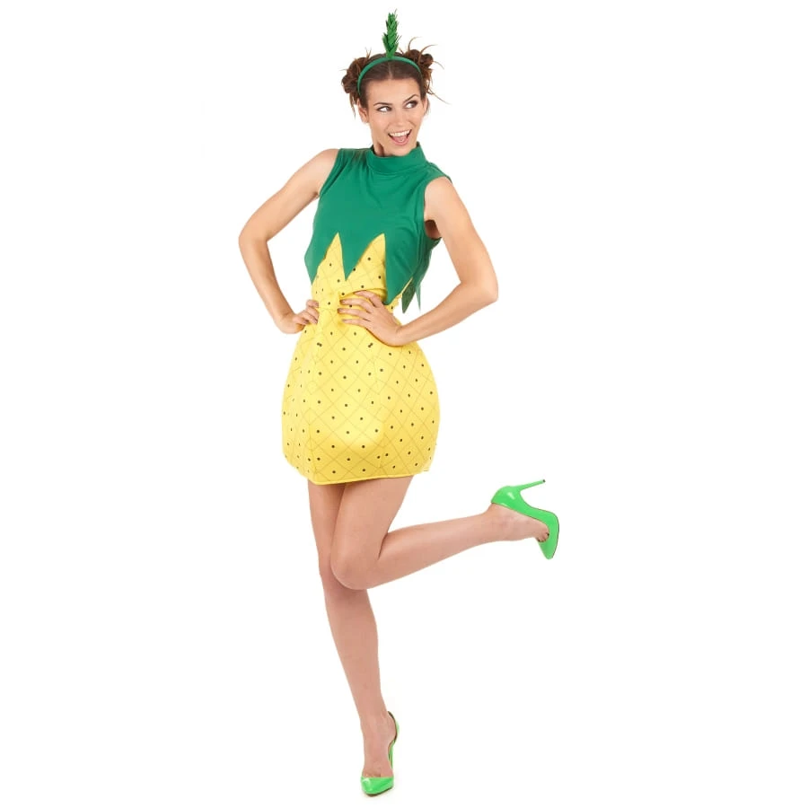 Costume Robe Ananas Courte 3 Costume Robe Ananas Courte