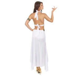 Costume Robe Blanche De Reine Grecque 10 Costume Robe Blanche De Reine Grecque -Boutique De Carnaval D'Halloween Costume robe blanche de reine grecque 3 35