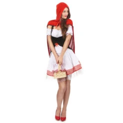 Costume Robe Courte De Chaperon Rouge Pour Femme