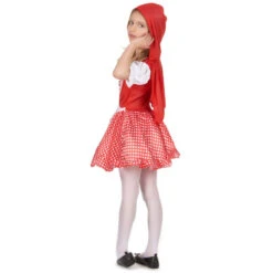 Costume Vichy De Petit Chaperon Rouge Pour Enfant -Boutique De Carnaval D'Halloween Costume vichy de petit chaperon rouge pour enfant 24284