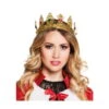 Couronne De Reine En Métal Doré Avec Pierres -Boutique De Carnaval D'Halloween Couronne de reine en metal dore avec pierres