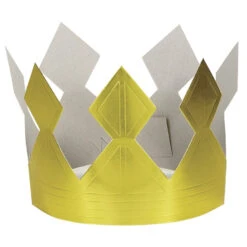 Couronne De Rois En Carton Doré