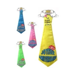 Cravate Anniversaire Humoristique -Boutique De Carnaval D'Halloween Cravate anniversaire humoristique 44085