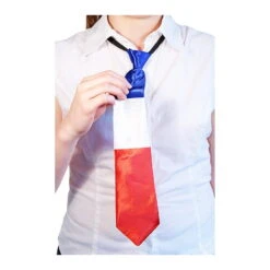 Cravate Drapeaux De La France 5 Cravate Drapeaux De La France -Boutique De Carnaval D'Halloween Cravate drapeaux de la france 22774