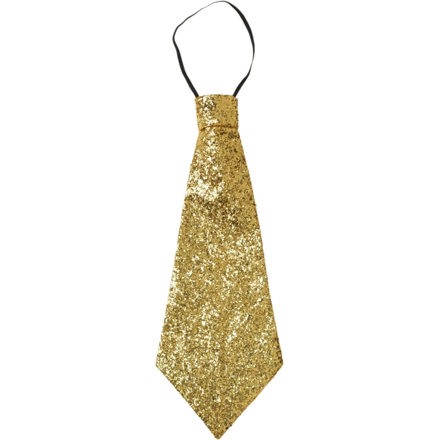 Cravate Paillette Or 3 Cravate Paillette Or