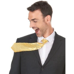 Cravate Recouverte De Sequins 12 Cravate Recouverte De Sequins -Boutique De Carnaval D'Halloween Cravate recouverte de sequins 47007