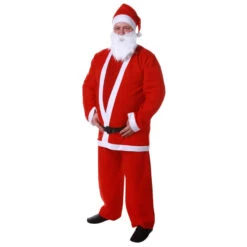 Déguisement 5 Pièces De Père Noël 11 Déguisement 5 Pièces De Père Noël -Boutique De Carnaval D'Halloween Deguisement 5 pieces de pere noel 17081