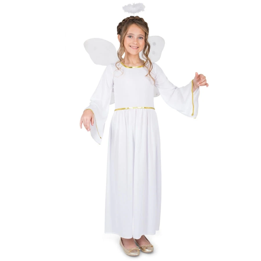 Déguisement Blanc De Petit Ange Pour Fille 3 Déguisement Blanc De Petit Ange Pour Fille