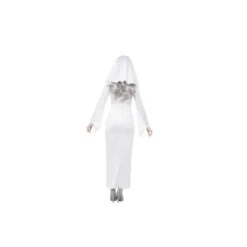 Déguisement Blanc Moulant De Nonne D'asile -Boutique De Carnaval D'Halloween Deguisement blanc moulant de nonne d asile 20607