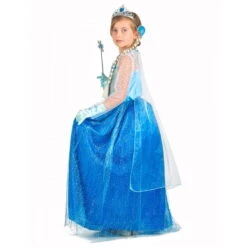 Déguisement Bleu Glacé De Princesse Pour Enfant -Boutique De Carnaval D'Halloween Deguisement bleu glace de princesse pour enfant 68584