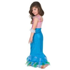 Déguisement Bleu Rose De Sirène Pour Enfant -Boutique De Carnaval D'Halloween Deguisement bleu rose de sirene pour enfant 24360