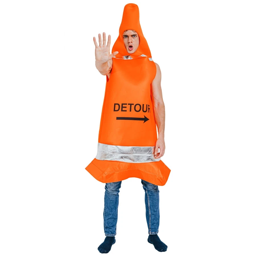 Déguisement Cône De Signalisation 3 Déguisement Cône De Signalisation
