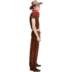 Déguisement Cow Boy Marron -Boutique De Carnaval D'Halloween Deguisement cow boy marron 2