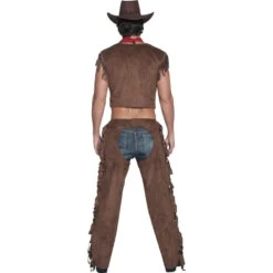 Déguisement Cow Boy Marron -Boutique De Carnaval D'Halloween Deguisement cow boy marron 337