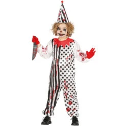 Déguisement D'arlequin Tueur Pour Enfant