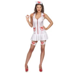 Déguisement D'infirmière Sexy Ultra Court -Boutique De Carnaval D'Halloween Deguisement d infirmiere sexy ultra court 14369