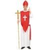 Déguisement De Cardinal Rouge Et Blanc Pour Homme