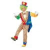 Déguisement De Clown Motif Carreaux Multiclores -Boutique De Carnaval D'Halloween Deguisement de clown motif carreaux multiclores
