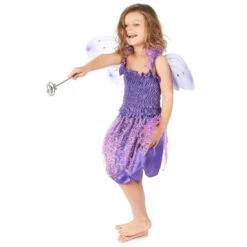 Déguisement De Fée Violette Pour Enfant -Boutique De Carnaval D'Halloween Deguisement de fee violette pour enfant 14766