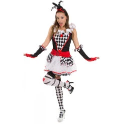 Déguisement De Femme Arlequin En Tutu