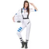 Déguisement De Femme Astronaute -Boutique De Carnaval D'Halloween Deguisement de femme astronaute
